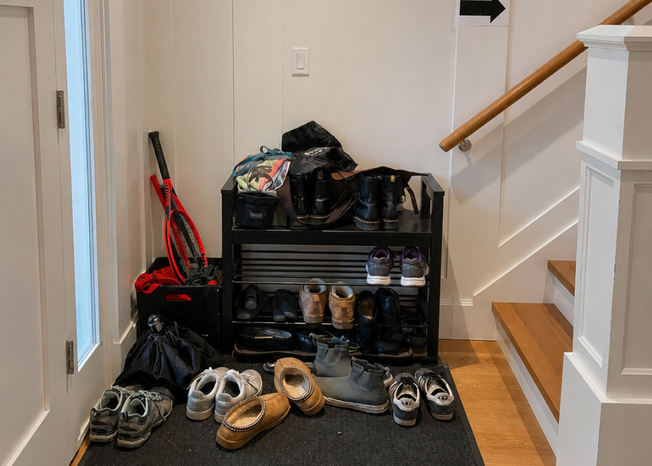 Room before organizing